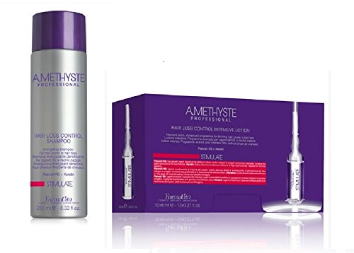 FARMAVITA AMETHISTE STIMULATE HAIR LOSS CONTROL PACK Champú + Ampollas