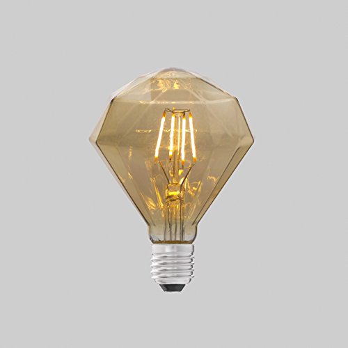 Faro Barcelona 17435 - Bombilla (bombilla incluida) Lámpara diamante ambar e27 led 4w 2200k 350lm