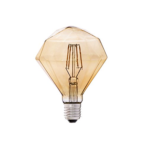 Faro Barcelona 17435 - Bombilla (bombilla incluida) Lámpara diamante ambar e27 led 4w 2200k 350lm