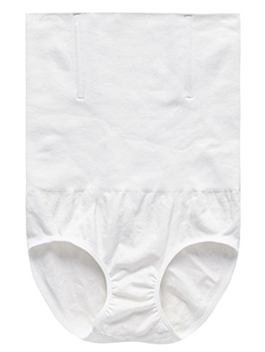 FEOYA - Slip Calzoncillos Reductor de Hombre Transpirable Faja de Citura Alta Moldeadora Adelgazante Cinturón Elastico Reductor Abdominal - Blanco - Talla ES XL