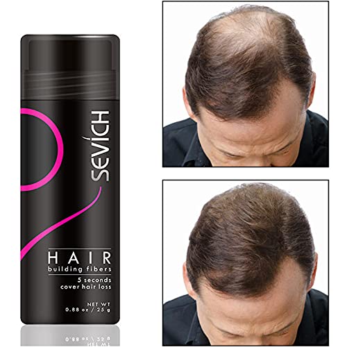 Fibras Capilares - Disimula la Falta de Pelo al Instante, Microfibras de Algodón en Polvo 100% Natural para Hombre y Mujer (Rubio Oscuro 25g)