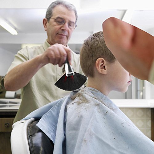 Filfeel Brocha de Peluquería,El Cabello Suave limpia el Polvo del Cuello