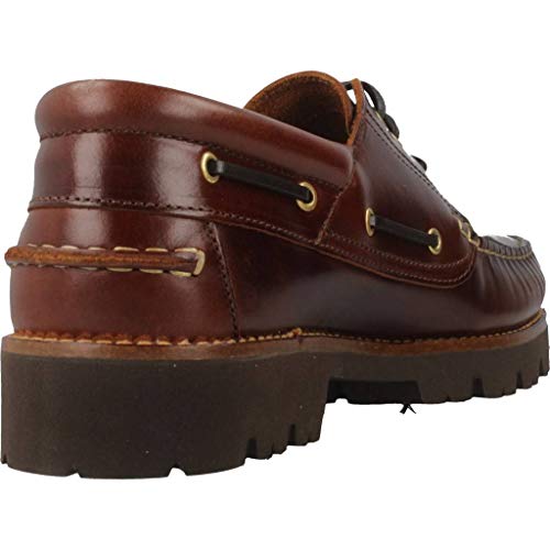 Fluchos | Zapato de Hombre | Richfield F0046 Pull Castaño Zapatos Light | Zapato de Piel de Ternera de Primera Calidad | Cierre con Cordones | Piso de Goma Personalizado