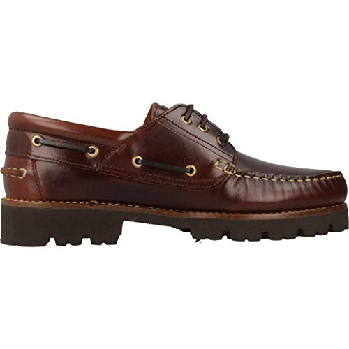 Fluchos | Zapato de Hombre | Richfield F0046 Pull Castaño Zapatos Light | Zapato de Piel de Ternera de Primera Calidad | Cierre con Cordones | Piso de Goma Personalizado