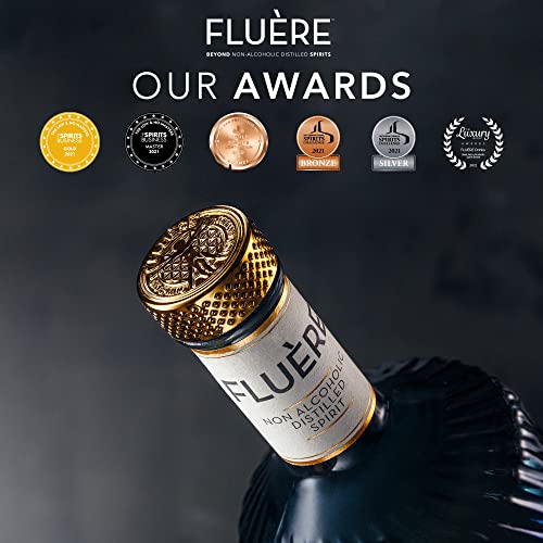 FLUÈRE - Alternativa de Gin Libre de Alcohol, Destilado Floral sin Alcohol, 700 ml