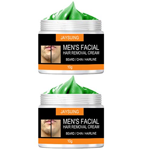 FRCOLOR 2 Botellas de Crema Depilatoria Facial para Hombres Crema Depilatoria para Quitar La Barba