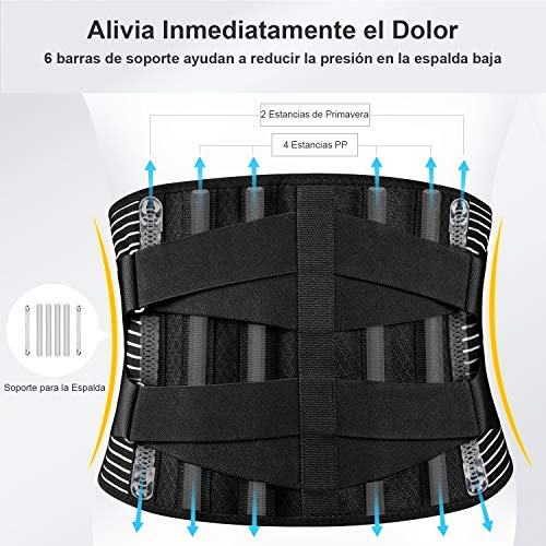 FREETOO Cinturón Lumbar para Hombre y Mujer