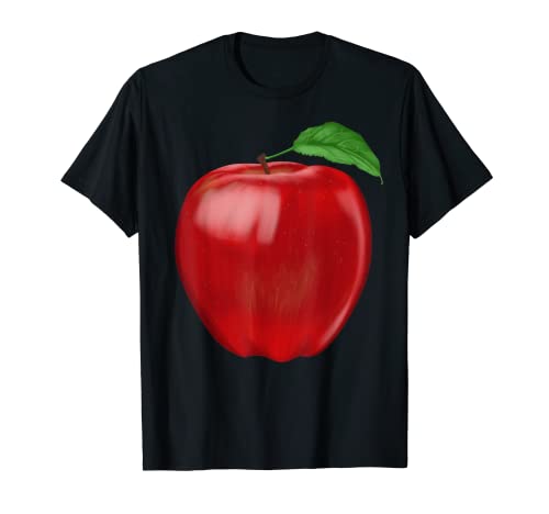 Fruta dulce crujiente rojo manzana amante granjero jardín Camiseta