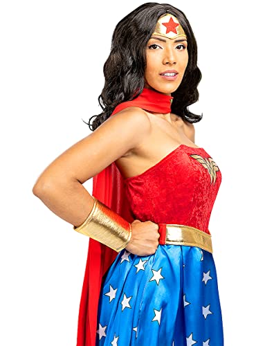 Funidelia | Disfraz de Wonder Woman Sexy Oficial para Mujer Talla XS ▶ Mujer Maravilla, Superhéroes, DC Comics, Liga de la Justicia - Color: Multicolor - Licencia: 100% Oficial