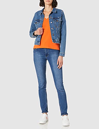 G-STAR RAW Joosa V-Neck Camiseta, Acid Orange B771-b214, XL para Mujer