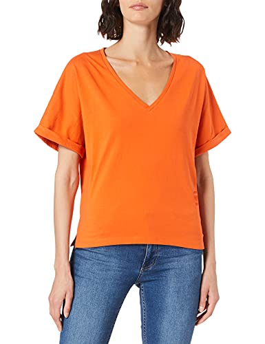 G-STAR RAW Joosa V-Neck Camiseta, Acid Orange B771-b214, XL para Mujer