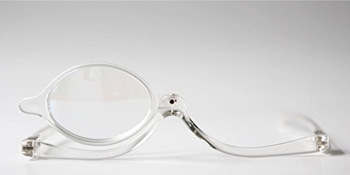 Gafas de Maquillaje by NORDIC VISION | Gafas Para Maquillarse con Lente Abatible | Gafas Para Ayudarte con el Maquillaje con Funda Elegante Gratuita | Varias Dioptrías (3.50)