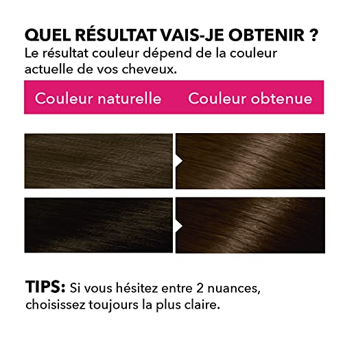 Garnier - 100% Ultra Brun - Coloration Permanente Châtain - Le Châtain Clair Sensation 5.0