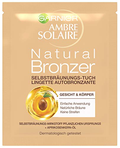 Garnier ambre solaire - Natural, toallas, 1 pc