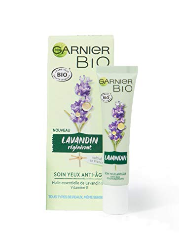 Garnier Bio - Soin Yeux Anti-Âge - Lavandin Régénérant - Lot de 2 x 15 ml