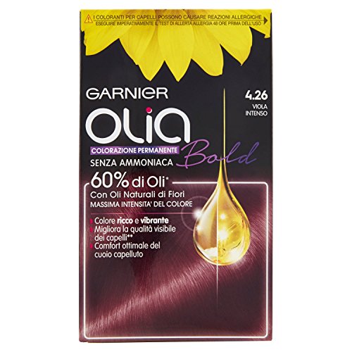 Garnier Olia Bold Colorazione permanente senza amoniaca 4.26 Viola Intenso