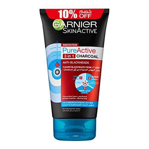 Garnier Pure Active 3 en 1 Carbón vegetal