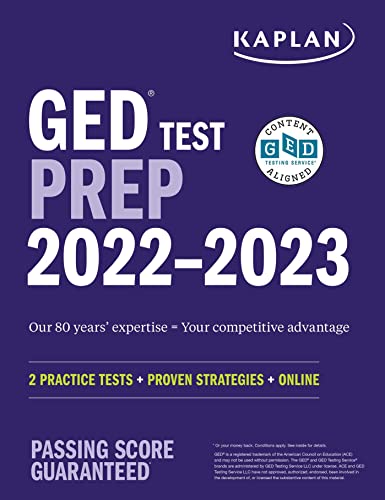 GED Test Prep 2022-2023: 2 Practice Tests + Proven Strategies + Online (Kaplan Test Prep) (English Edition)