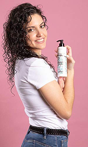 Gel fijador térmico Eh Rizos aporta brillo y movimiento. Con extractos ecológicos, naturales y veganos. - 250 ml.