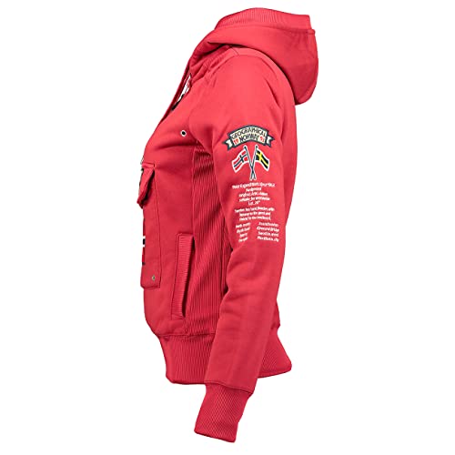 Geographical Norway - Sudadera DE Mujer GYMCLASS Rosa Llamativo S