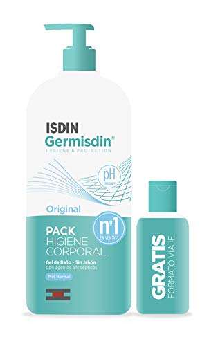 GERMISDIN ORIGINAL PIEL NORMAL GEL DE BAÑO SIN JABÓN CON ANTISÉPTICOS 1000 ML + 100 ML GRATIS