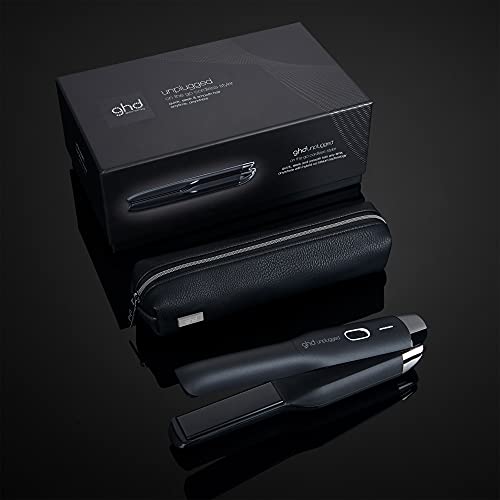 ghd unplugged - Plancha de Pelo Profesional Inalámbrica con Tecnología Dual Zone, Negro