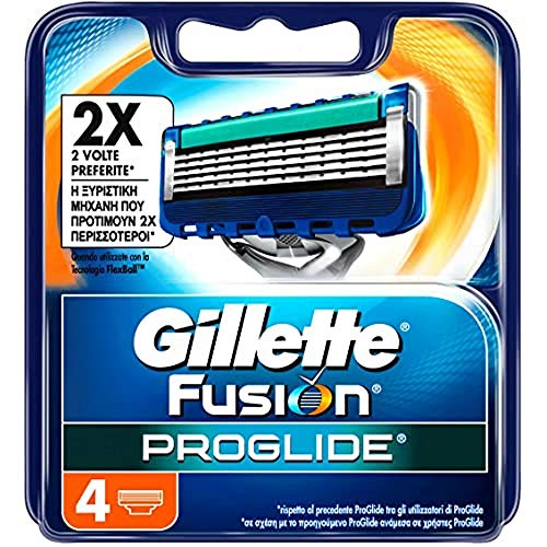 Gillette Fusion ProGlide - Cabezal para maquinilla de afeitar, 4 unidades