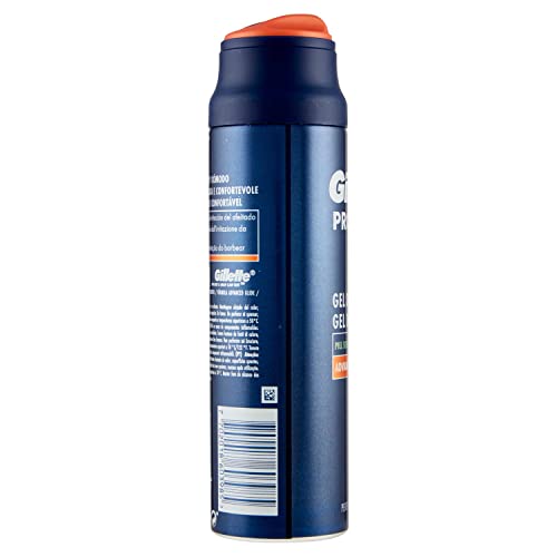 Gillette Pro Gel De Afeitar Para Maquinilla De Afeitar Hombre Refresca Para Calmar La Piel E Hidrata El Vello Facial 200ml