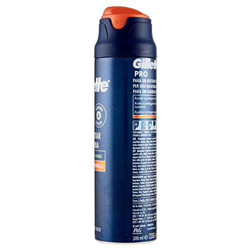 Gillette Pro Gel De Afeitar Para Maquinilla De Afeitar Hombre Refresca Para Calmar La Piel E Hidrata El Vello Facial 200ml