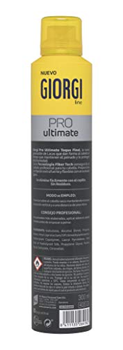 Giorgi Line - Laca Pro Ultimate Toque Final, Laca Manejable de Acabado Natural, Fijación 5 - 300 ml