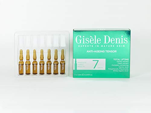 GISÈLE DENIS - Pack Ampollas Faciales Total Lifting, Antiedad, Efecto Tensor, Hidratantes, Cuidado Facial, 14 x 1´5 ml