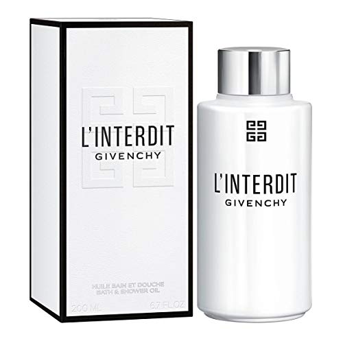 Givenchy L'INTERDIT Aceite 200ML Unisex Adulto, Negro, Estándar