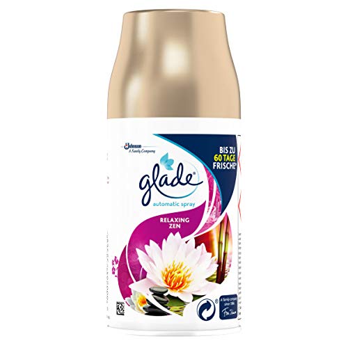 Glade (Brise) Automatic Spray Recarga para ambientador, paquete doble, Relaxing Zen (2 x 269 ml), 538 ml