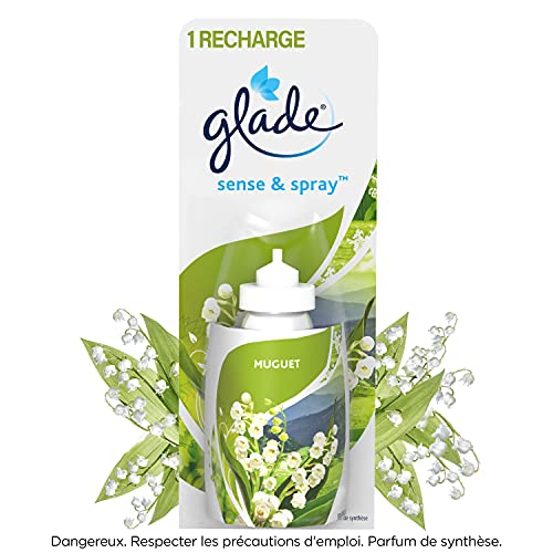 Glade by brise sense & spray recarga para difusor Fraîcheur/ambientador en la casa aroma a mantener Cable de muguete 18 ml – juego de 2