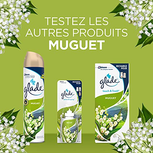 Glade by brise sense & spray recarga para difusor Fraîcheur/ambientador en la casa aroma a mantener Cable de muguete 18 ml – juego de 2