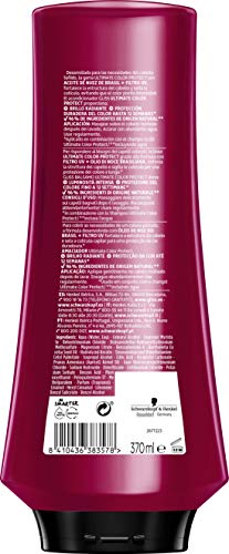 Gliss - Acondicionador para pelo teñido o con mechas - Ultimate Color - 6uds de 370ml (2.220ml) – Gama protectora color