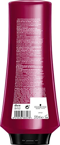 GLISS - Acondicionador Ultimate Color, 370 ml, para cabello teñido o con mechas, Gama protectora color