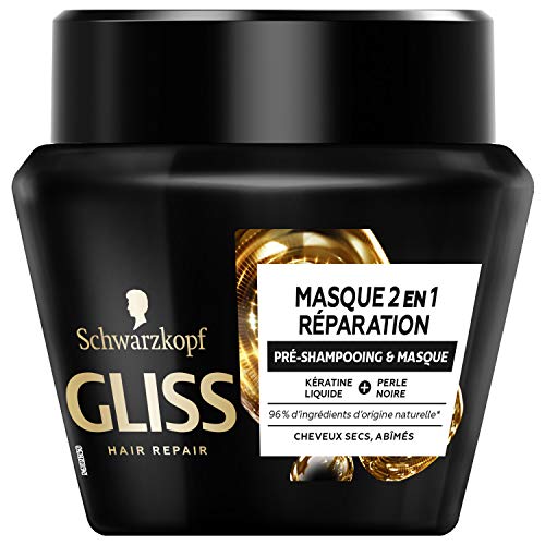 Gliss - Mascarilla Ultimate Repair, 300 ml, para cabello muy dañado, Gama ultra reparación