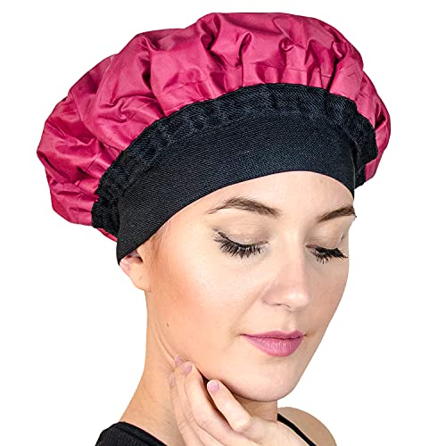 Gorro térmico para el cabello. Gorro calor para pelo que hidrata, humedece y acondiciona con vapor. Para microondas. Recomendado para acondicionadores y tratamiento para cabello dañado (Magic Gel)