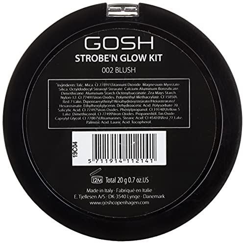 Gosh Strobe'N Glow Illuminator Kit #002-Blush 15 Gr 15 ml