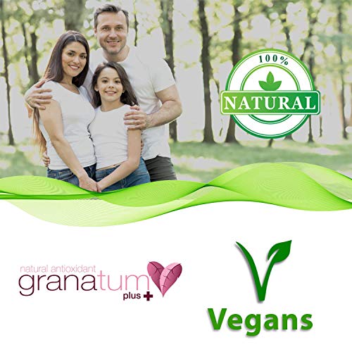 Granatum Plus - Extracto de Granada Punicalagina PLUS | Complemento Alimenticio Natural 100% Origen España | Polifenoles Naturales | Complemento Nutricional | (1 Caja de 28 Cápsulas)