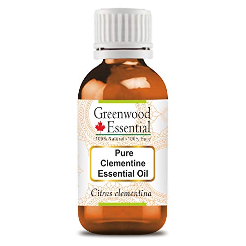 Greenwood Essential Puro Clementina Aceite esencial (Citrus clementina) Destilado al vapor de grado terapéutico 100% natural 15ml (0,50 oz)