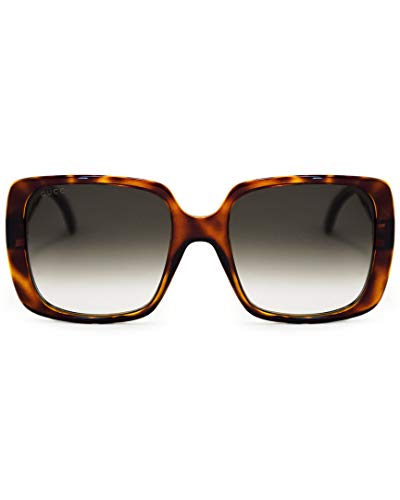 Gucci Gafas de Sol GG0632S Havana/Brown Shaded 56/20/145 mujer