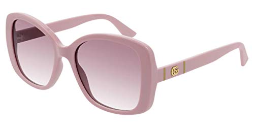 Gucci Gafas de Sol GG0762S Pink/Pink Shaded 56/18/145 mujer