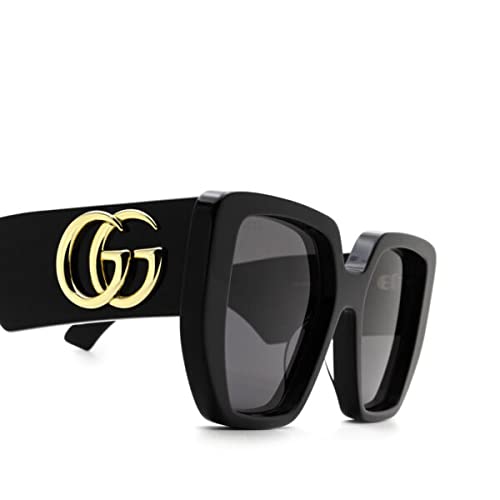 Gucci Gafas de sol GG0956S 003 Gafas de sol Mujer color Negro gris tamaño de lente 54 mm