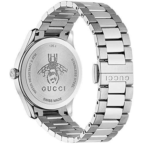 Gucci Reloj Unisex de Acero Inoxidable con una Abeja EN el CUADRANTE YA1264126