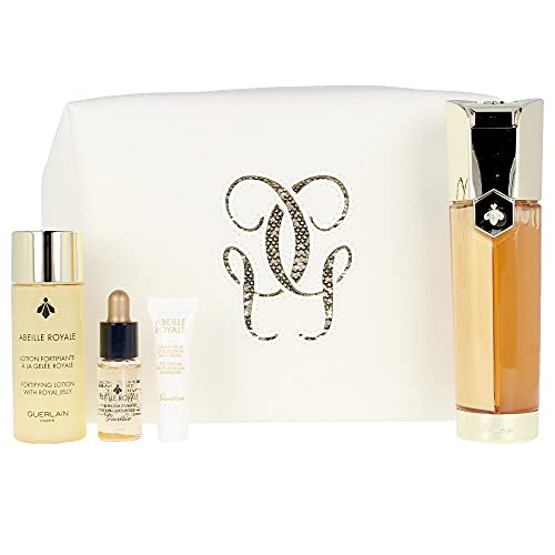 Guerlain abeille royale serum doble r 50ml + locion reafirmante 15ml + crema de dia 7ml + crema de ojos 3ml