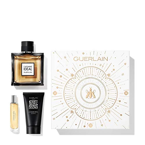 GUERLAIN HOMME IDEAL EDT SET 100 ML + MINI 10 ML + S/G 75 ML