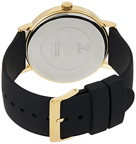 Guess Reloj Analógico para Hombre de Cuarzo con Correa en Cuero W1161G1