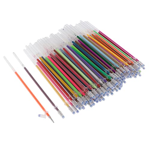 harayaa 60/72/100/84 Piezas 1 Mm Recargas de Bolígrafo de Gel de Tinta Colorida - 84 piezas